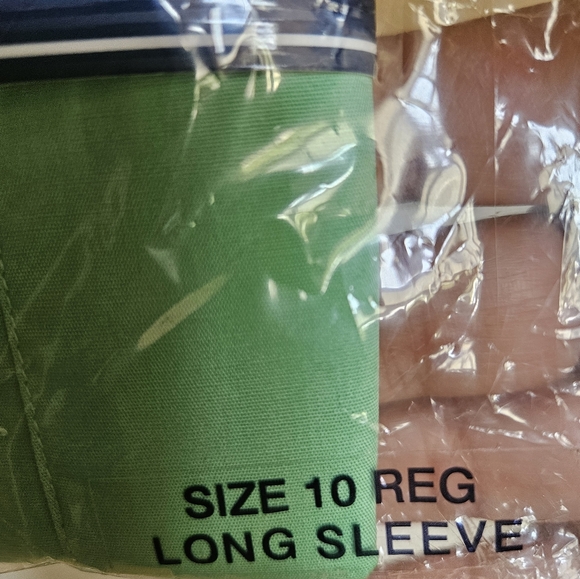 Boys Izod shirt and tie. Size 10 long sleeve NWT - Picture 3 of 4